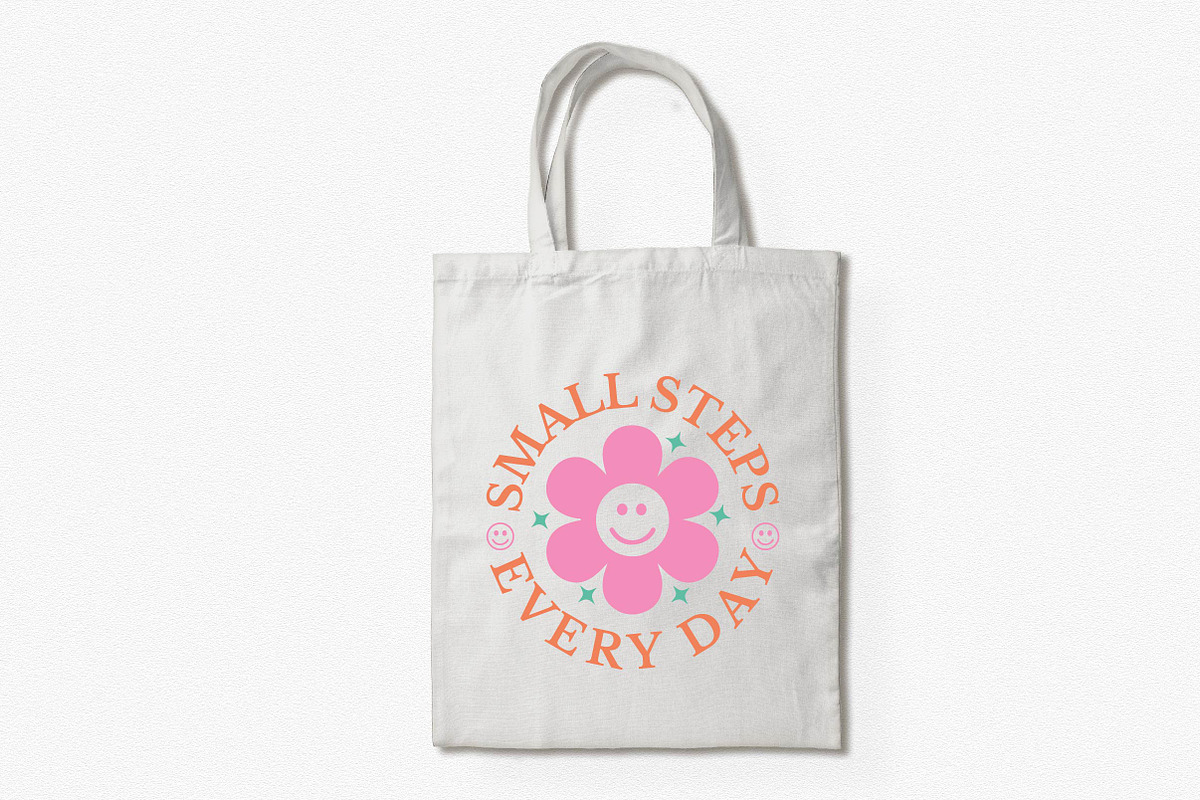 Retro Groovy Quote SVG Bundle, a Seasonal Illustration by Craft Nest (Photo 2 of 8)