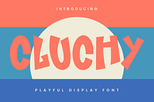Cluchy Playful Display Font