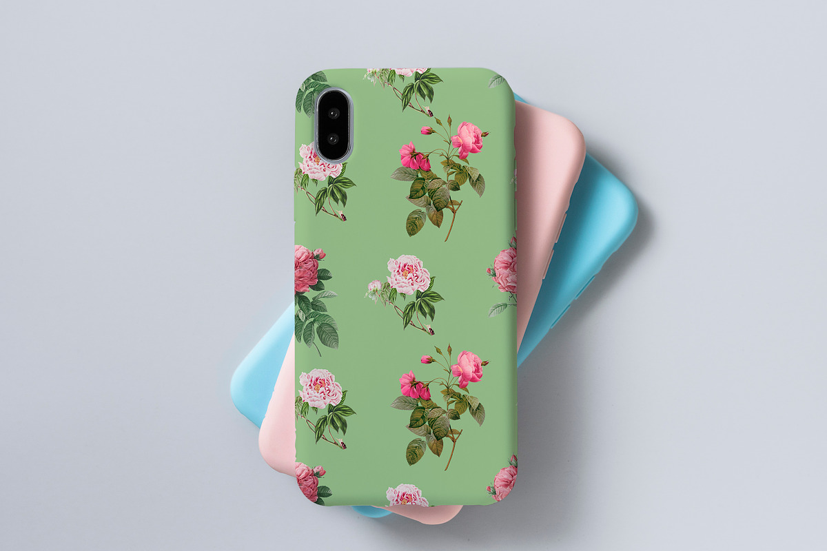 Pink  roses seamless patterns, a Pattern Graphic by NastiaDesignsPrints (Photo 3 of 10)