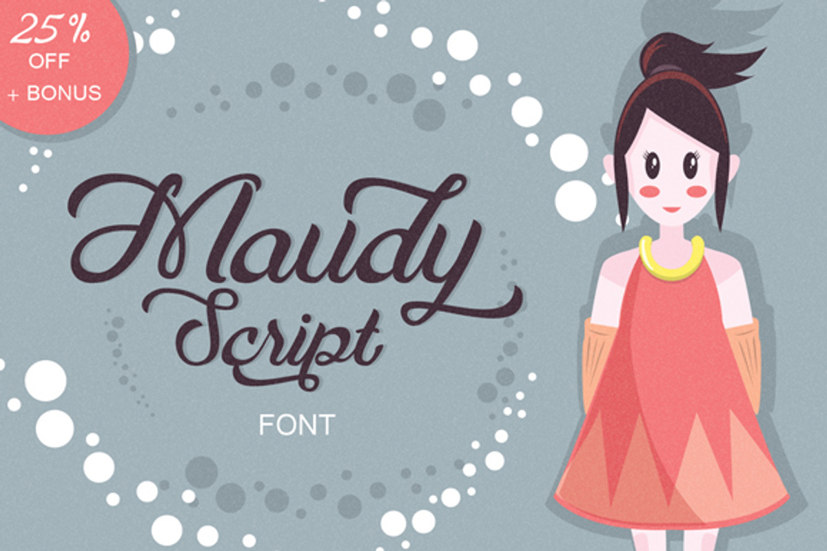 Maudy Script + Bonus