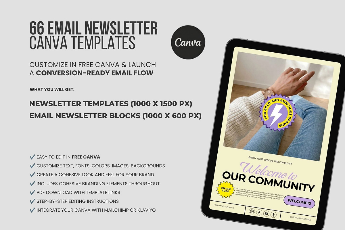 65+ Email Newsletter template, an Email Template by iloveTemplate (Photo 2 of 7)