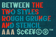 Rustline a Distressed Font, a Sans Serif Font by Rasiorise Studio (Thumbnail 3 of 12)
