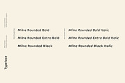 Milne Rounded - A Bold Sans Serif, a Sans Serif Font by Cassandra Cappello (Thumbnail 2 of 6)