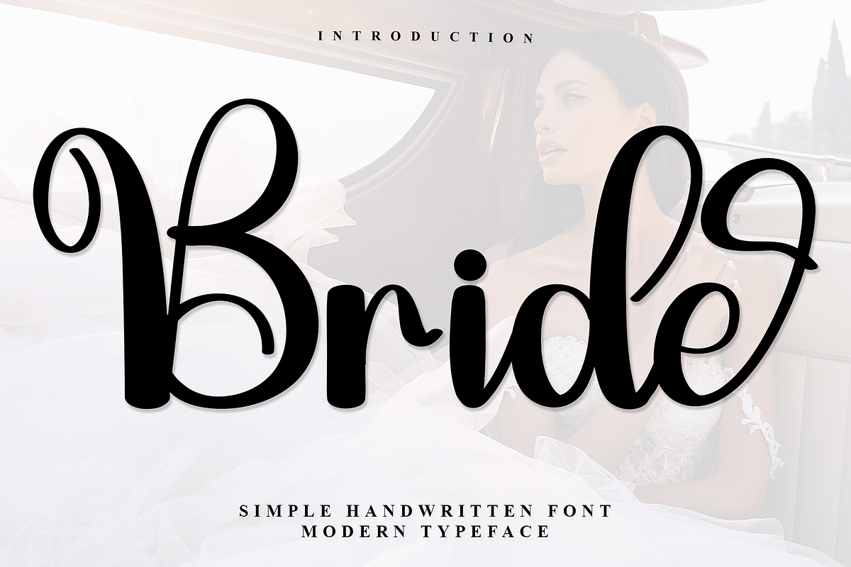 Bride, a Handwritten Font by InermediaSTUDIO (Photo 1 of 7)