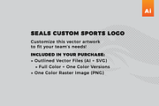 Seals | Custom Sports Logo, a Branding & Logo Template by Doug Houvener (Thumbnail 2 of 2)