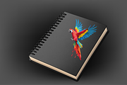 Colorful Tropical Parrots Clipart, an Object Graphic by GraphicRedStudio (Thumbnail 8 of 9)