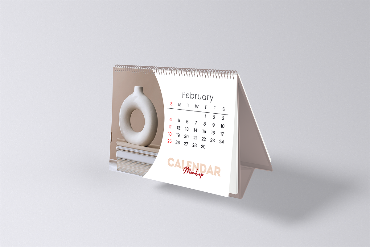 Calendar Mockup, a Household Mockup by xavier_studio (Photo 5 of 5)