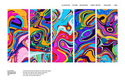 FLUID BACKGROUND. 20 Flat Colors, a Background Graphic by singpentinkhappy (Thumbnail 2 of 8)