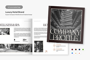 Luxury Hotel Company Profile, a Brochure Template by productype1
