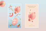 Illusion-Instagram Posts and Stories, a Social Media Template by Polar Vectors (Thumbnail 9 of 20)