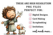 Whimsical Nativity Scene Clipart, an Illustration by OK Design (Thumbnail 4 of 6)