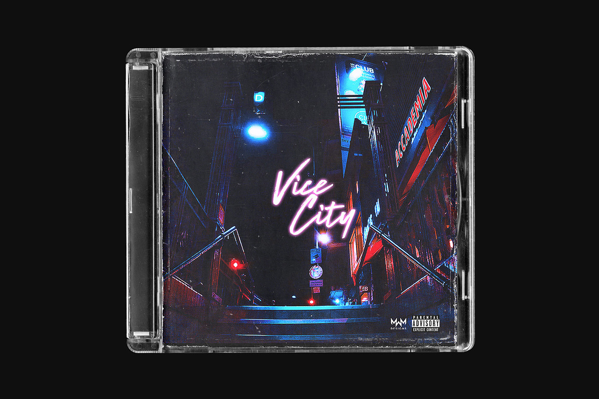 ViceCity Album Cover Art, a Marketing Template by mwmdesigns (Photo 2 of 2)