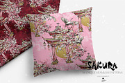 Cherry Blossoms Japanese Patterns, a Pattern Graphic by KaramfilaS (Thumbnail 4 of 23)