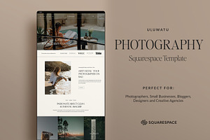 Uluwatu Squarespace Website Template
