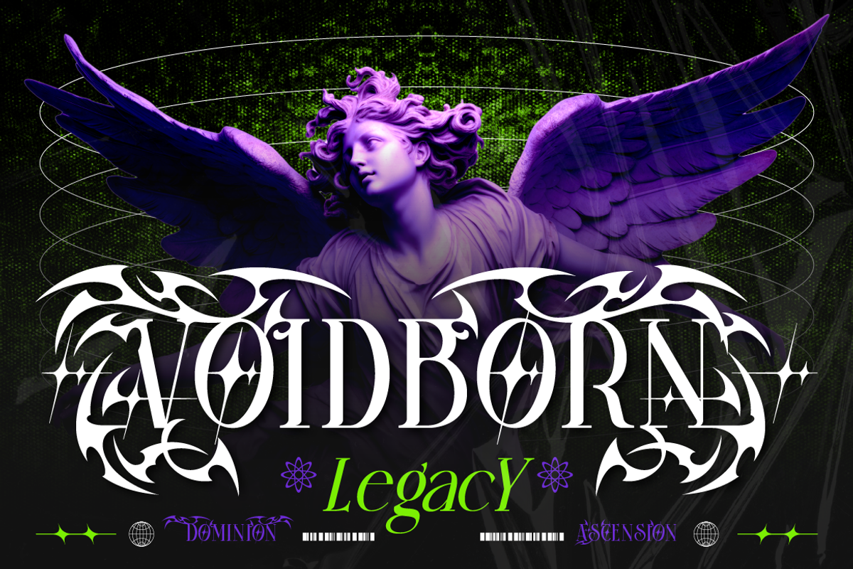 Anomale - Dark Tribal Font, a Blackletter Font by Artisan Themes (Photo 3 of 11)
