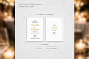 Elegant Save Date Canva bd004, an Invitation Template by TyphoonStudio (Thumbnail 2 of 9)