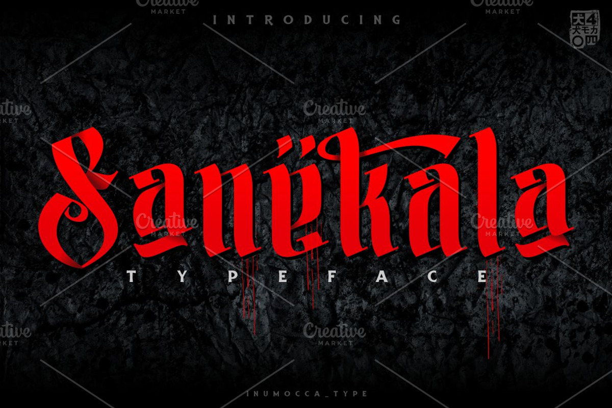 Sanekala Typeface