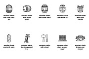 Forestry and logging machinery Icons, an Outline Icon by Nurlan's shop (Thumbnail 5 of 6)