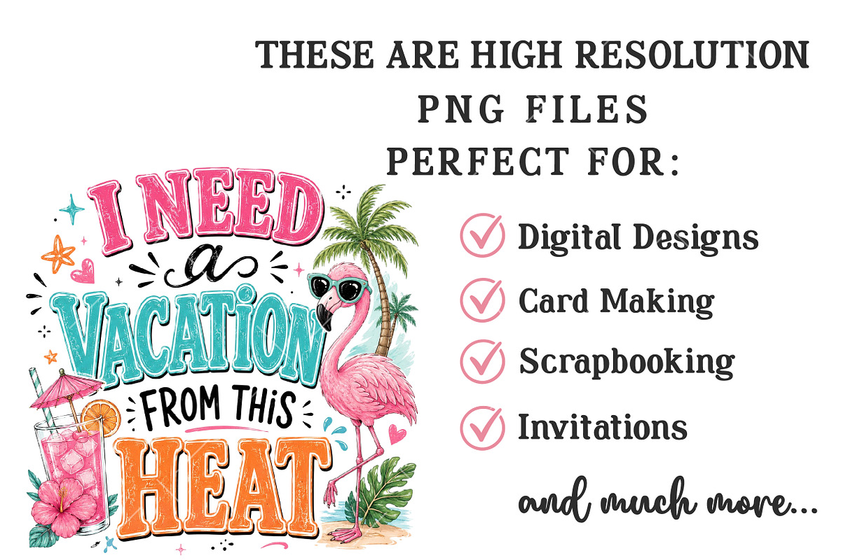 Summer Quote Clipart Bundle, a Seasonal Illustration by OK Design (Photo 6 of 6)