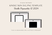 Kindle Paperwhite 12 Skin SVG PNG, an Object Graphic by STUDIO REFINERY (Thumbnail 3 of 5)