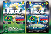 Soccer World Cup 2022 | 2in1 Flyer, a Flyer Template by GIGA-TEMPLATE (Thumbnail 1 of 9)