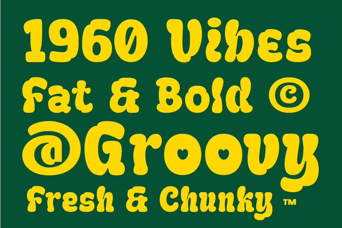 Curevy bold groovy font, a Handwritten Font by Angin Studio (Photo 5 of 14)