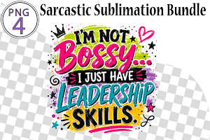 Sarcastic Sublimation Bundle, a Seasonal Illustration by CreationArt