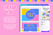 Colorful Thank You Card, a Card Template by SunshineStudioBoutique (Thumbnail 4 of 10)