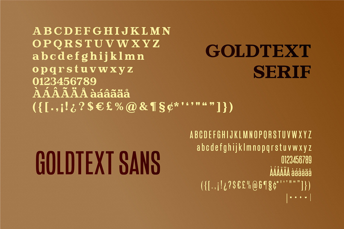 Goldtext Duo - Versatile Font Duo, a Serif Font by Attractype (Photo 2 of 6)