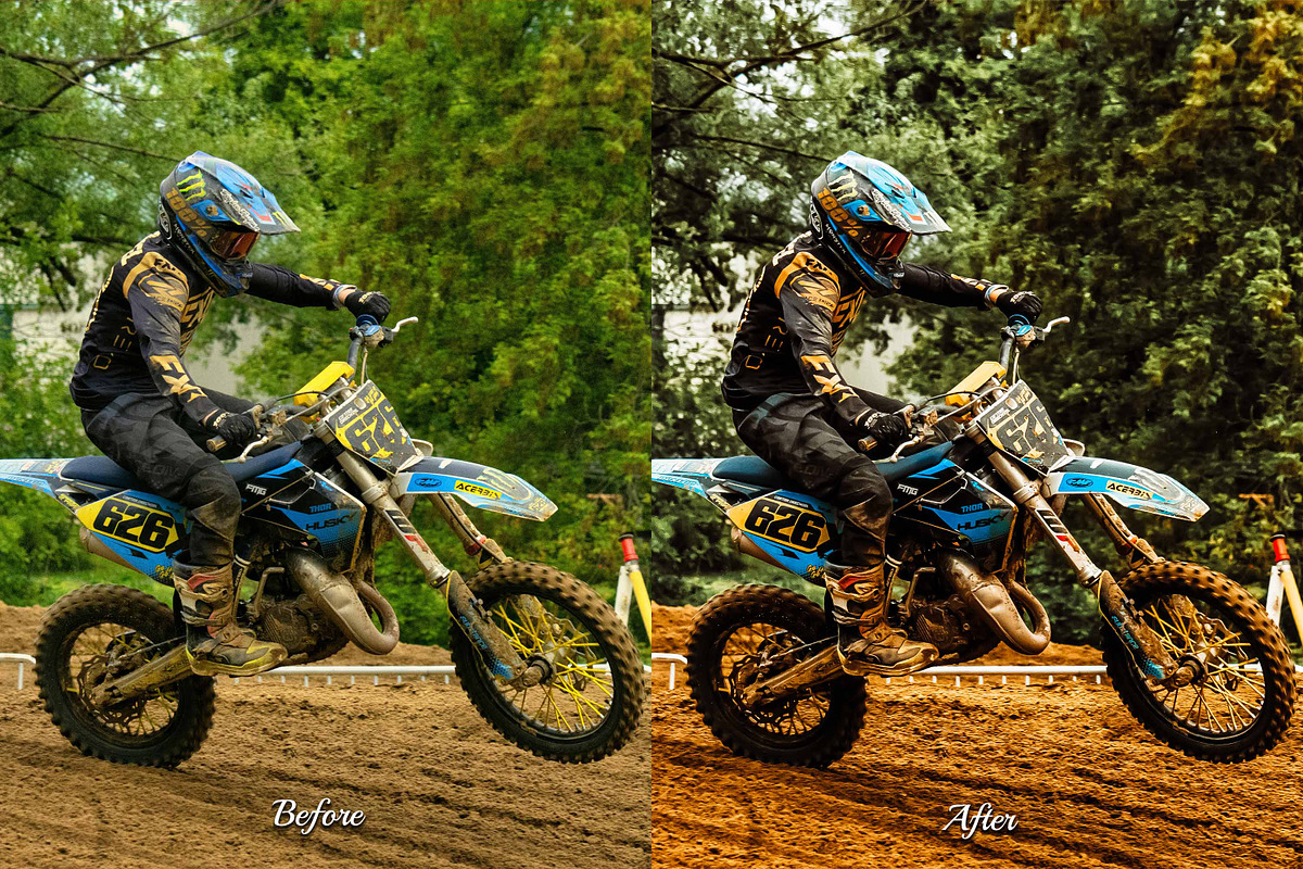 30 Motorcycle Photoshop Collection, an Action Add-On by 3Motional (Photo 2 of 11)