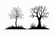 Elegant Tree Silhouette Bundle, an Illustration by Designs_River (Thumbnail 6 of 9)