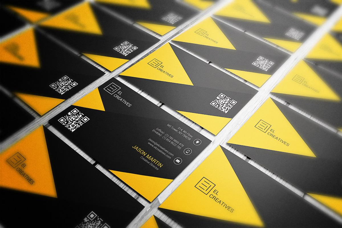 Creative Dark Business Card, a Business Card Template by bouncy (Photo 3 of 4)