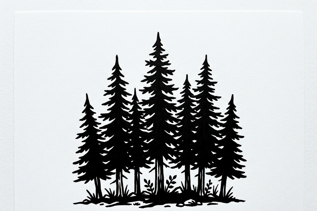 Majestic Pine Trees SVG, a Finance Illustration by Amazin_art (Photo 38 of 41)