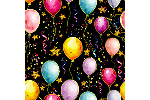 Seamless pattern with colorful, a Texture Illustration by Nenahliadava Design
