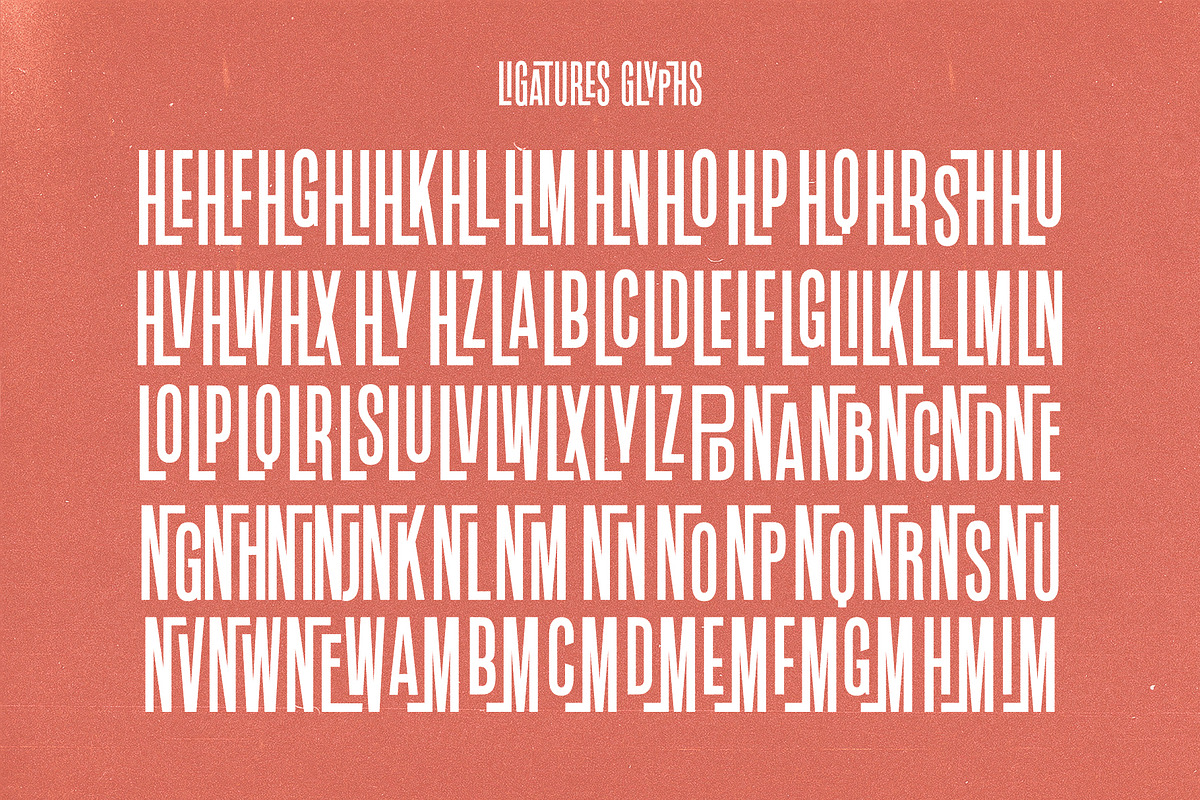 Roles Update!! Ligature Sans Serif, a Sans Serif Font by Perfectype (Photo 17 of 18)