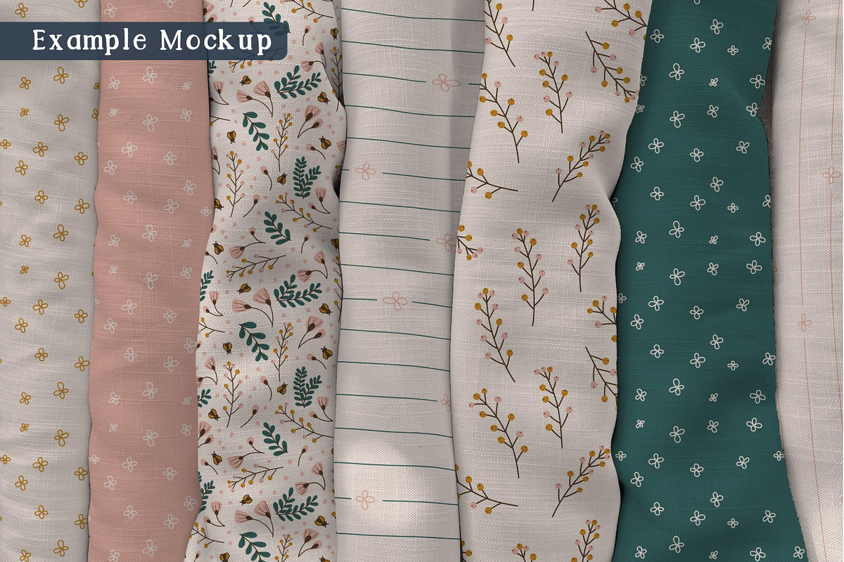 Fabric Rolls Procreate Mockup, a Household Mockup by Fern & Quill (Photo 9 of 12)