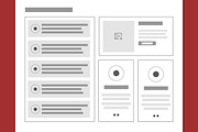 Wireframe Structure Examples, a Wireframe Template by MightyDesign (Thumbnail 4 of 9)