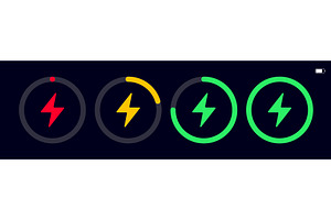 Charging battery. Wireless charger, a Technology Illustration by Foxys Graphic
