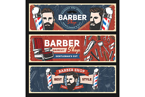 Barbershop Razors, Retro Pole