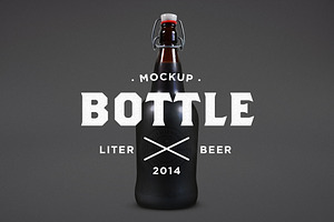 Liter Beer Mock-Up