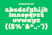 Wacky – Retro Bubble Display Font, a Handwritten Font by MaikoHatta (Thumbnail 7 of 7)