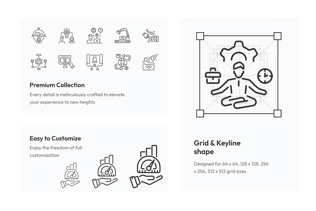 Productivity and Project Icons, an Outline Icon by Prosymbols (Photo 3 of 5)