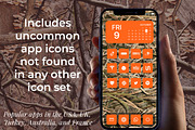 1200 Hunting Orange & Camo iOS Icons, an Icon by A Good Design Studio (Thumbnail 2 of 7)