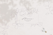 Wedding frame and floral monogram, an Illustration by Summer Nightingale Art (Thumbnail 8 of 10)