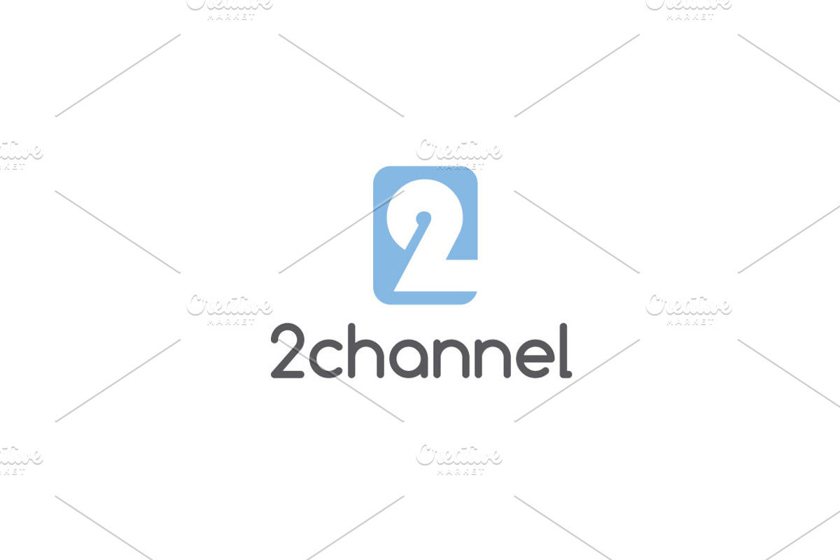 2 Channel News - Number Two Logo, a Branding & Logo Template by Sahade Studio (Photo 1 of 4)