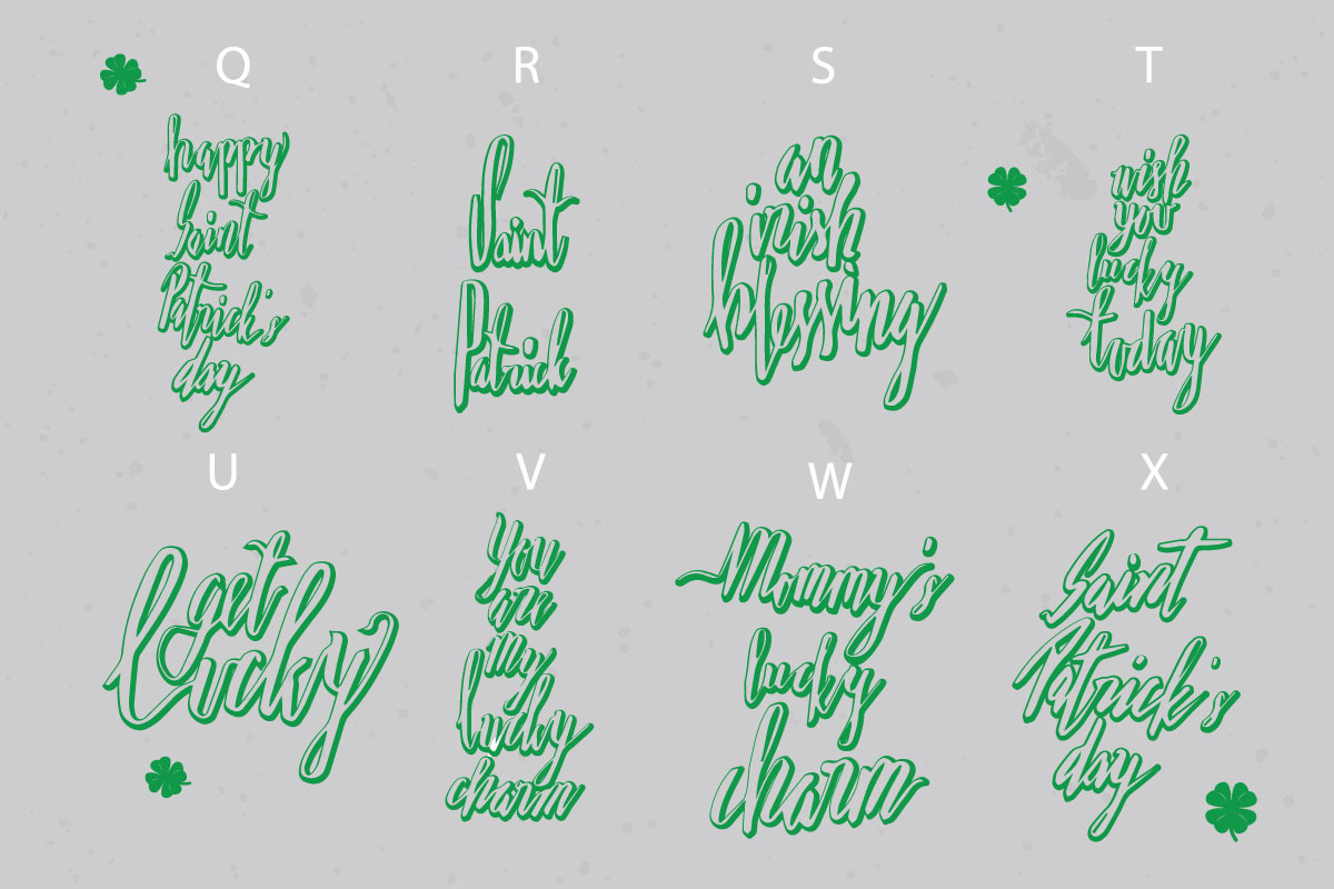 Lucky Prince Lettering Dingbats preview 4