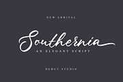 Southernia, a Script Font by Debut Studio (Thumbnail 1 of 8)
