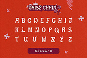 DAISY CHAIN / A Funky Display Face, a Font by Dylan Roop Design Co. (Thumbnail 2 of 10)