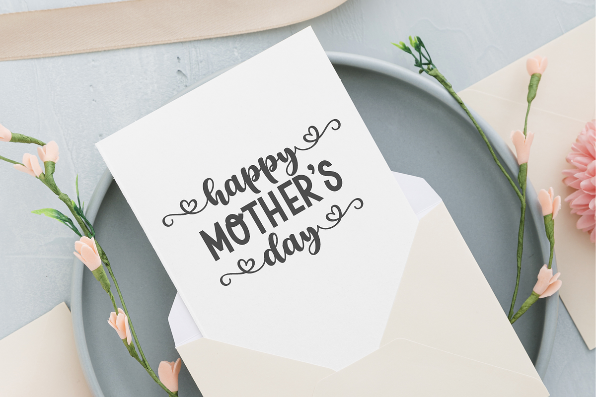 Embrace Mother's - Perfect Font Duo, a Script Font by Keithzo (Photo 5 of 8)
