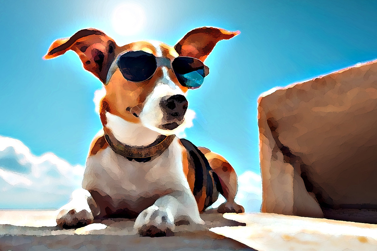Animal Watercolor Paint Photo Effect, an Action Add-On by Photoshop Action (Photo 6 of 9)